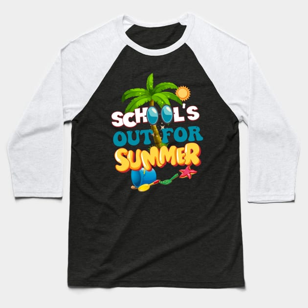 School's Out For Summer Baseball T-Shirt by TeeGuarantee